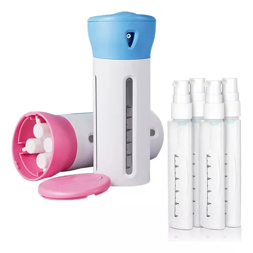 Dispensador De Liquidos Para Viaje 4 En 1
